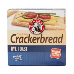 Bakers Rye Toast Crackerbread 125g
