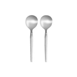 2 Pce Stainless Steel Solid Curry Spoon