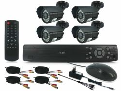 4 Channel Hdmi Diy Cctv Kit With Internet & 3g Phone Viewing