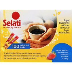 SELATI Low Kilojoule Sweetener 100 Sticks