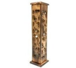 Ananta Incense Stick Tower- Handmade Wooden Incense Stick Burner