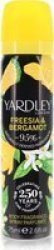 Yardley London Freesia & Bergamot Body Fragrance Spray 77ML - Parallel Import