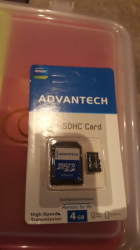 4gb Micro Sd Card + Sd Adapter