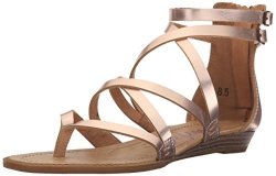 Blowfish Women s Bungalow Sandal Rose Gold Pisa 10 M Us Prices