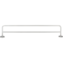 Steelcraft Stainless Steel Double Towel Rail 600MM