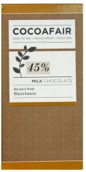CocoaFair 45% Milk Chocolate With Hazelnuts