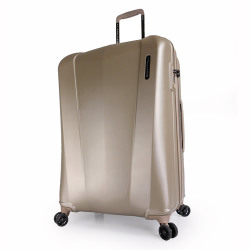Paklite Styleair 66cm Expandable Travel Luggage Suitcase Champagne