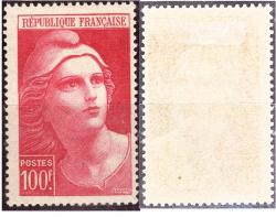 France 1945 Marianne 100F High Value SG935 Mounted Mint