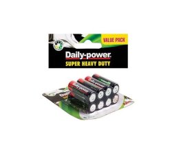 Super Heavy Duty Battery Size Aa - 8 Pieces Per Pack Pack Of 6