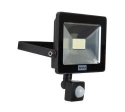 Eurolux 20W LED Floodlight With Motion Sensor Black