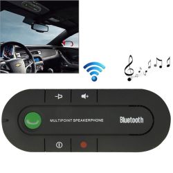 Bluetooth V4.1 Hands Free Kit Transmitter With Siri Music Black