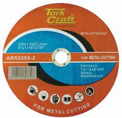 Tork Craft Cutting Disc Steel And Ss 230 X 1.6 X 22.22MM