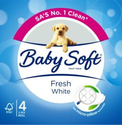 White 2 Ply - Pack Of 4