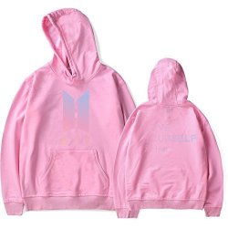 Thsgrt Bts Hoodie Sweater V Rap-monster Suga Jin Jimin J-hope Jung Kook Love Yourself Jacket Pullover S Pink