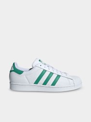 Adidas Originals Men&apos S Superstar White green Sneaker