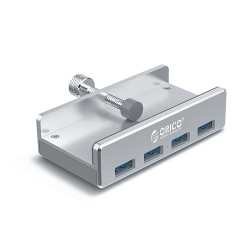 Orico 4 Port USB3.0 Clip Type Hub Aluminium