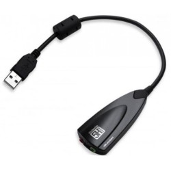 Steelseries Steel Sound 5HV2 Virtual 7.1 Channel USB External Sound Card With Cord
