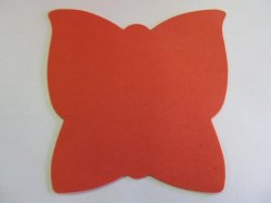 Red Fun Foam Butterfly Embellishment-1pc