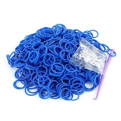 Tita-dong Colorful Rubber Loom Bands Braided Bracelet Rubber Band Loom Diy Bracelet Rubber Kit Blue