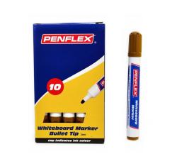 WB15.WHITEBOARD Markers.box Of 10-BROWN