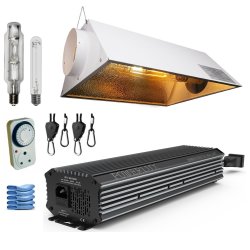 Air Cooled Electronic Grow Light Combo - Powerlux 600W 150MM 6"