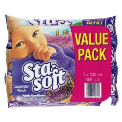 Sta-Soft - Fabric Softner Value Added Lavender Fresh 3X500ML