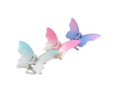 Ombre Color Butterfly Hair Clips 3 Pack