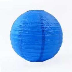 Chinese Paper Lanterns: 30 Cm- Blue