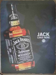 Jack Daniel's Retro Vintage Style Distressed Metal Sign Mt1
