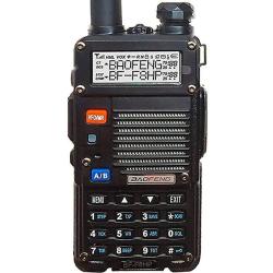 BAOFENG Bf-f8hp Uv-5r 3rd Gen 8-watt Dual Band Two-way Radio 136-174mhz Vhf & 400-520mhz Uhf Includes Full Kit With Large Battery