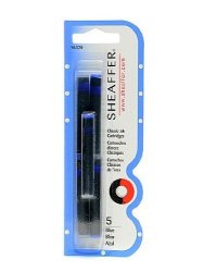 Sheaffer Calligraphy Ink Cartridges Blue Pack Of 4