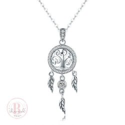 Tree Of Life Dream Catcher Necklace - Bc Jewels