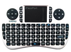 Ipazzport Wireless MINI Keyboard With Touchpad Combo For Raspberry Pi 3 GOOGLE Smart Tv Box KP-810-21S White