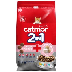 Catmor 2IN1 Chicken& Milky Bites 1 5 Kg