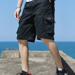 Plus Size Men's Cool Oversized Loose Fit Casual Cargo Shorts With Pockets For Outdoor workout Men's Clothing Plus Size