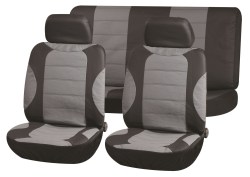 Stingray Grand Prix Polyester 6 Piece Seat Cover Set- Grey