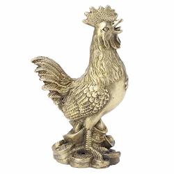 Best Pure Brass Rooster Chicken Symbol Of Luck And Wealth In Geomantic Omen For Decor Gifts
