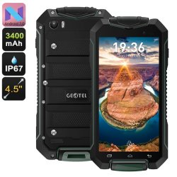 Geotel A1 Rugged Smartphone - Android 7.0 Quad-core Cpu 8MP Camera Dual-imei IP67 Green