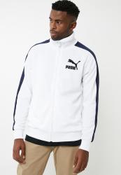 puma t7 track jacket peacoat
