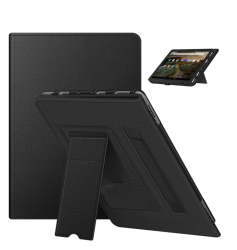 Amazon Fire HD 10" Tablet 2021 Slim Pu Leather Smart Stand Cover Black