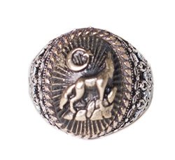 Falcon Jewelry 925 Sterling Silver Men Ring Wildlife And Wolf Animal Ring Wolf Ring Free Express Shipping
