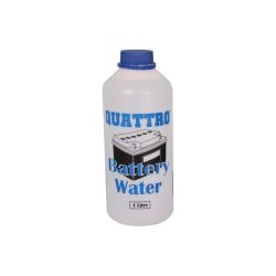 Quattro Additive Battery Distilled Water - Automotive - 1L - Bulk Pack Of 8