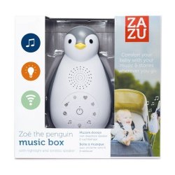 Zazu Wireless Music Box & Nightlight Zoe Penguin