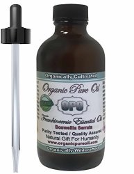 Frankincense Essential Oil 4 Oz 100% Natural Organic Therapeutic Undiluted Steam Distilled Top Grade A For Face Skin By Organic Pure Oil