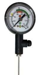 Spartan 0 20 Psi Easy To Read Dial Sports Air Pressure Gauge With Release Valve SPN-APG1A