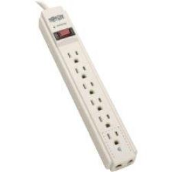 Tripp Lite 6 Outlet Surge Protector Power Strip Clamp Mount 6FT Cord 2100 Joules Dual USB & Insurance TLP606DMUSB