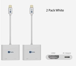 Itparts Lightning Digital Av Adapter - 8 Pin Lightning Digital Av To HDMI 1080P Adapter For Iphone 7 7 Plus 6S 6 Plus 5S