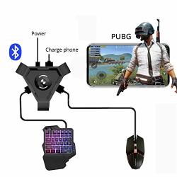 Ronshin Gaming Keyboard Mouse Converter Pubg Mobile Gamepad Controller For Android Phone Bluetooth Adapter Computers Accessories Components Converter