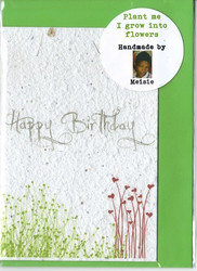 Seeds For Africa Growing Paper - Greeting Card - Happy Birthday 2