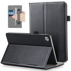 Huawei Mediapad M5 10.8 Case B Belk Premium Leather Multiple Viewing Stand Cover With Hand Strap Auto Wake sleep Smart Folio Flip Wallet For Huawei